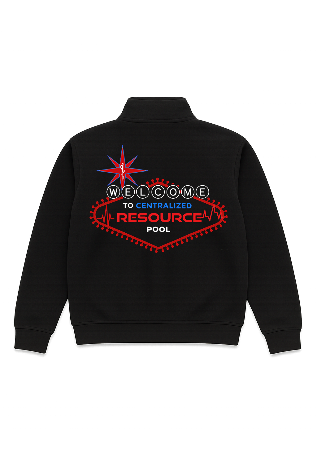 (CRP) VEGAS LIGHTS FLEECE ZIP UP (CUSTOMIZED)